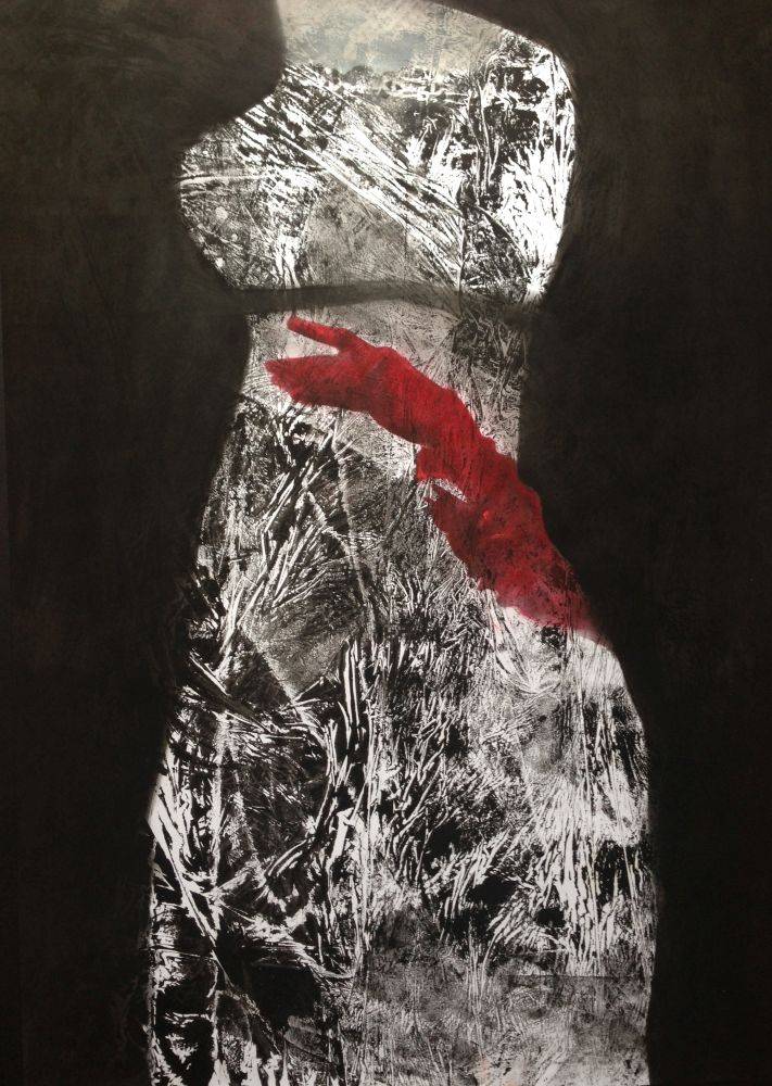 Z cyklu Muzy operowe - Agata Rościecha (2016), obraz pastelowy na papierze