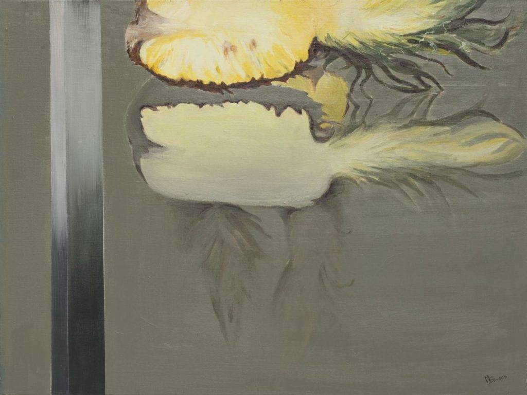 Ananas - Magdalena Szyszkowska (2011), obraz akrylowy na płótnie