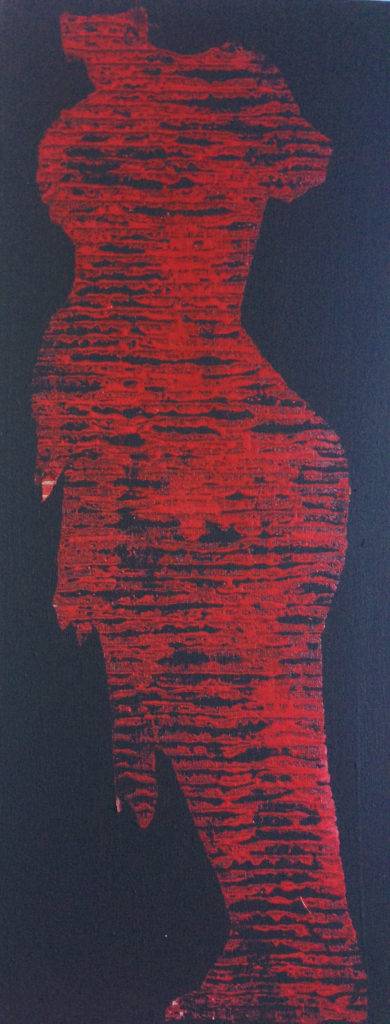 Z cyklu Korowód - Agata Rościecha (2015), obraz akrylowy na płótnie