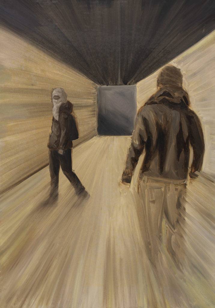 Tunel - Krzysztof Bucior (2016), obraz akrylowy na płótnie
