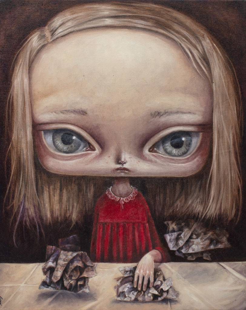 Paper souls - Paulina Góra (2017), obraz olejny na płótnie