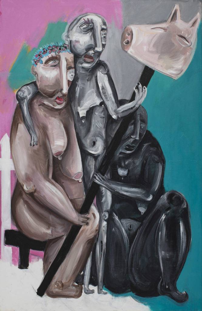 Krwawica - Mirela Bukała (2017), obraz akrylowy na płótnie