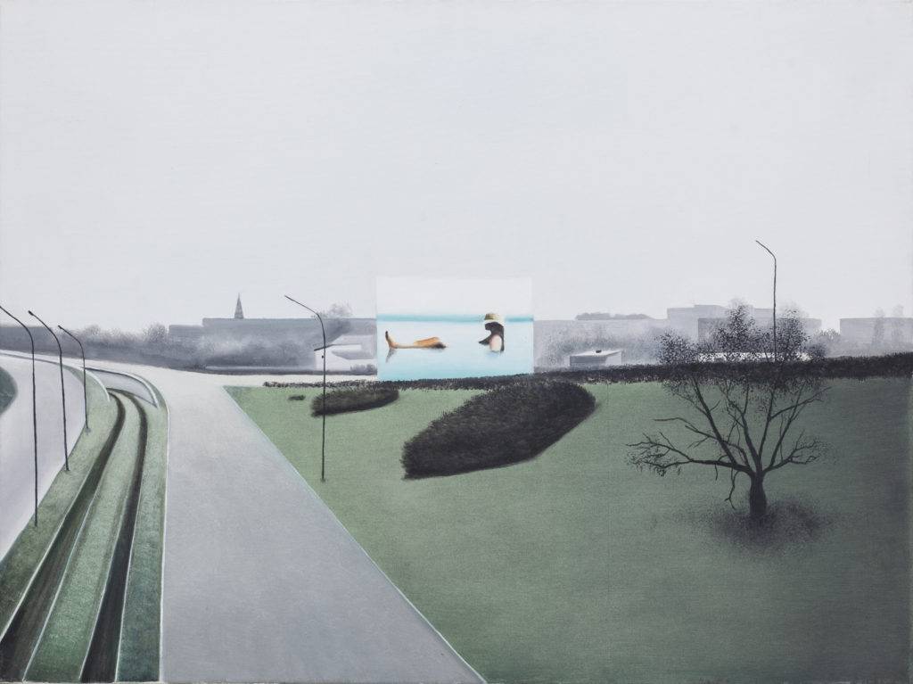 Bez tytułu - Maciej Nawrot (2011), obraz olejny na płótnie