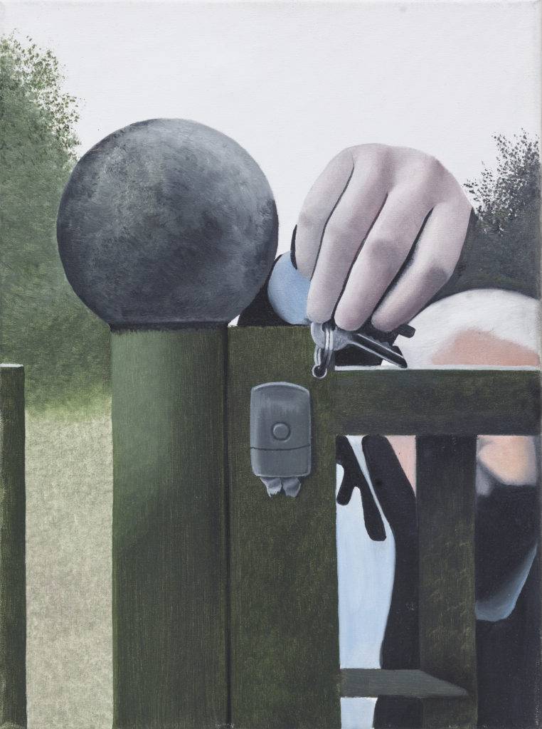 Bez tytułu - Maciej Nawrot (2011), obraz olejny na płótnie