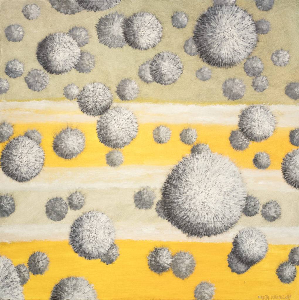 Odlot - Marta Konieczny (2014), obraz olejny na płótnie