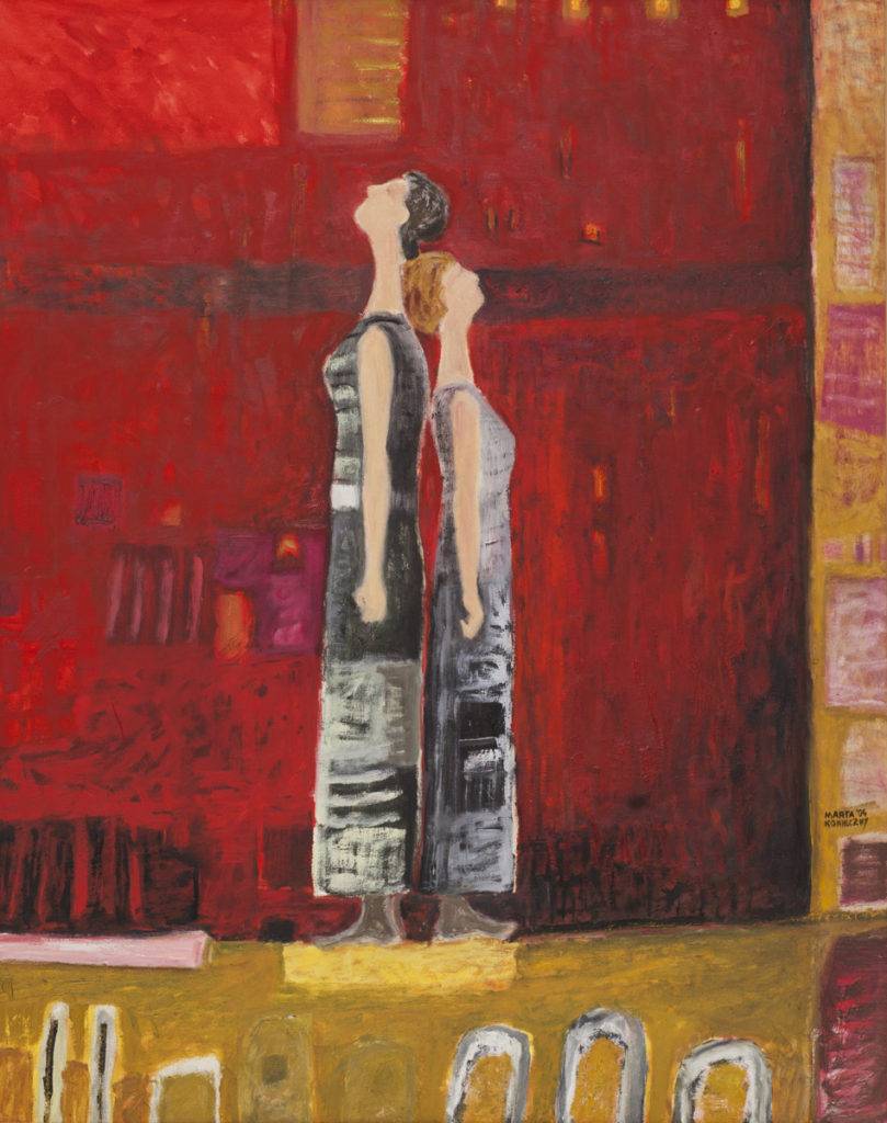 Duet - Marta Konieczny (2004), obraz olejny na płótnie