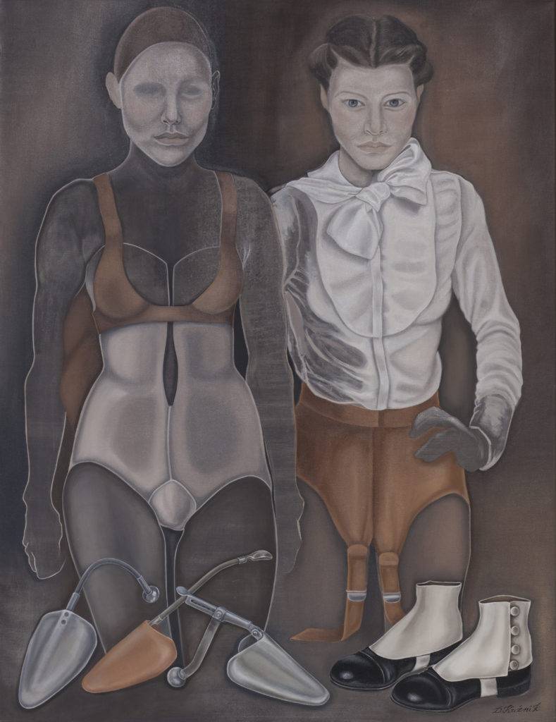 bez tytułu - Dorota Kuźnik (2014), obraz olejny na płótnie