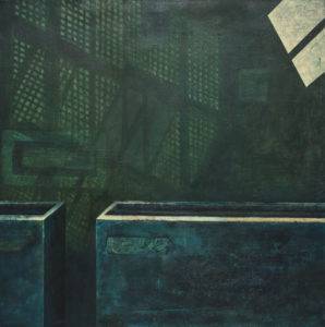 wspólna przestrzeń - Magdalena Gogół (2008), obraz olejny na płótnie