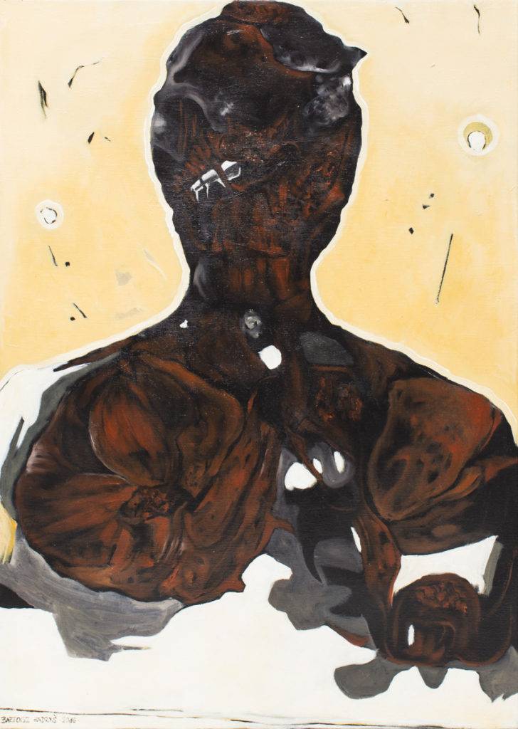 Głowa - Bartosz Hadryś (2016), obraz olejny na płótnie