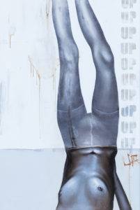 Up - Julia Kowalska (2017), obraz olejny na płótnie