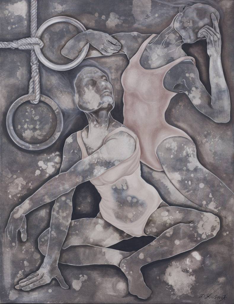 Kobiety - Dorota Kuźnik (2017), obraz olejny na płótnie