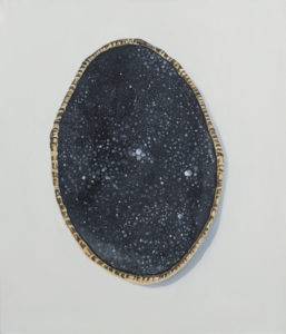 Black ring - Katarzyna Kombor (2017), obraz olejny na płótnie