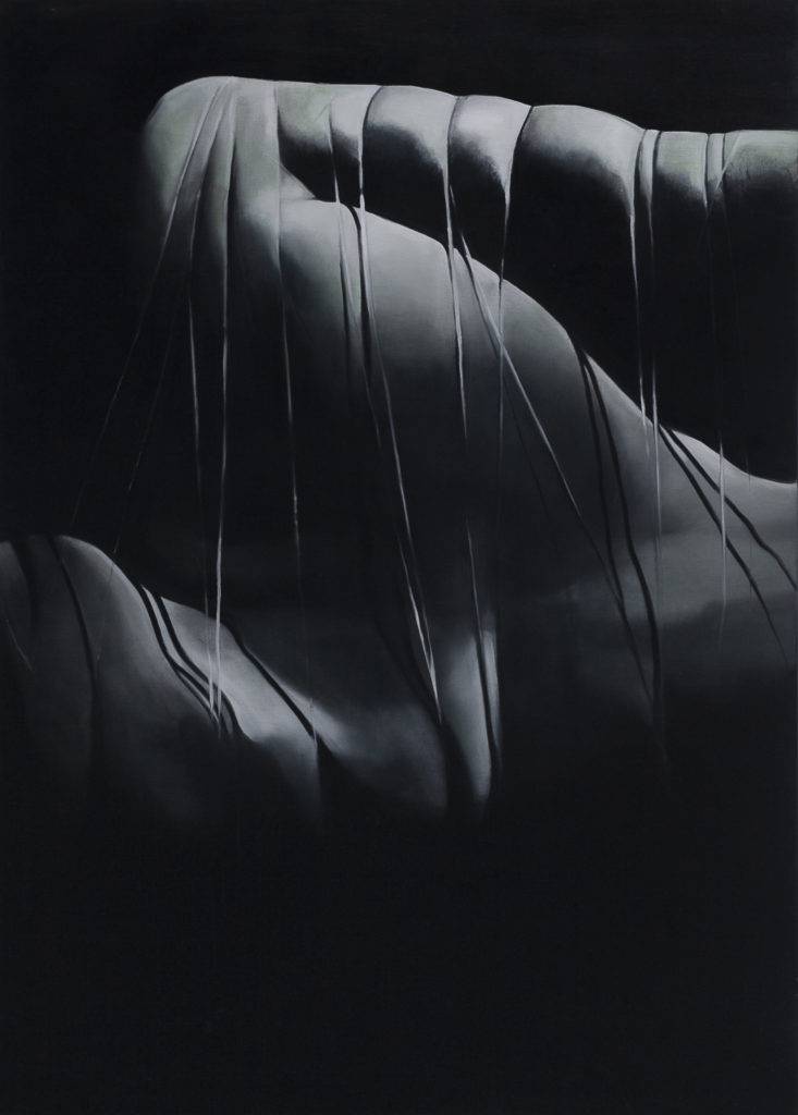 Bezwład - Klaudia Lata (2015), obraz olejny na płótnie