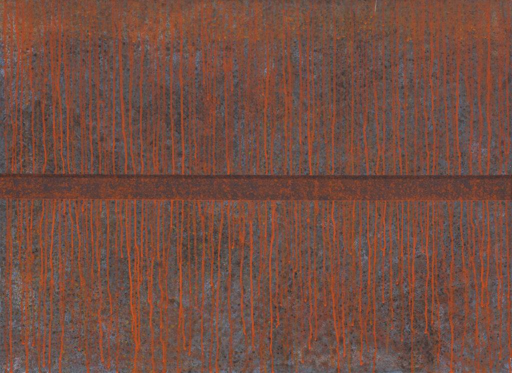 Corten Steel Plate No. 11 - Tomek Mistak (2017), obraz akrylowy na płótnie