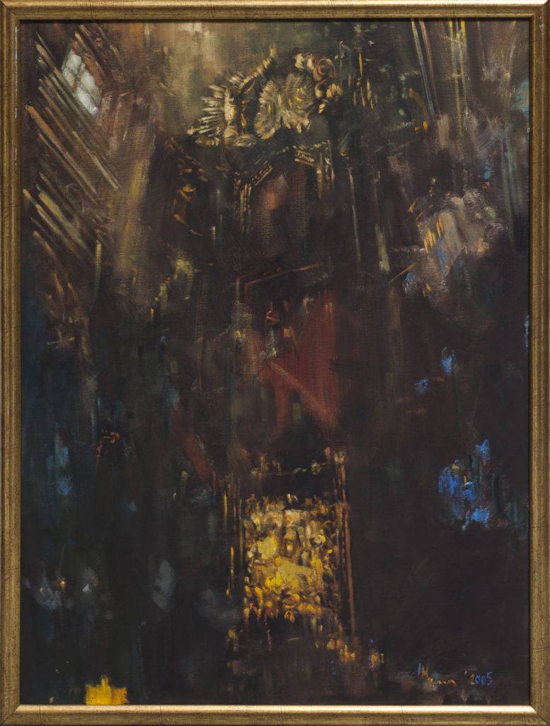 Święta Lipka - Michał Baca (2005), obraz olejny na płótnie