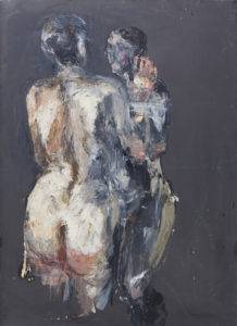 Bez tytułu XVI - Monika Noga (2016), obraz olejny na płótnie