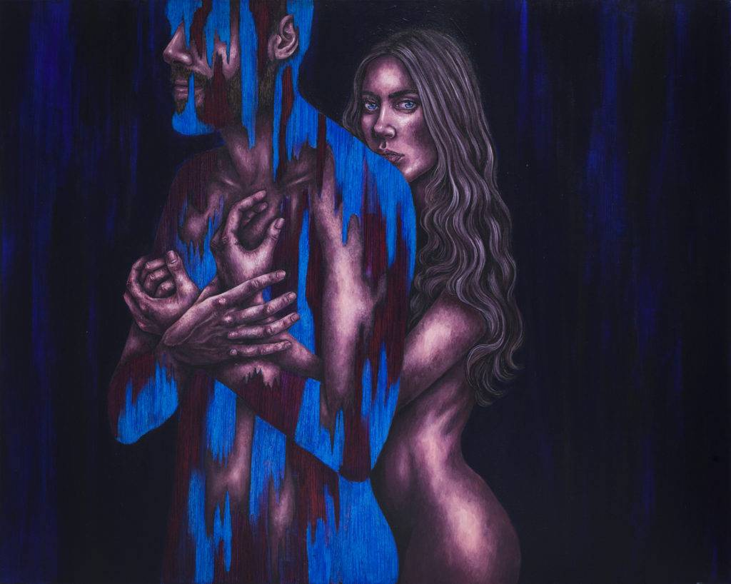 (Dis)illusion - Aneta Biel (2018), obraz akrylowy na płótnie