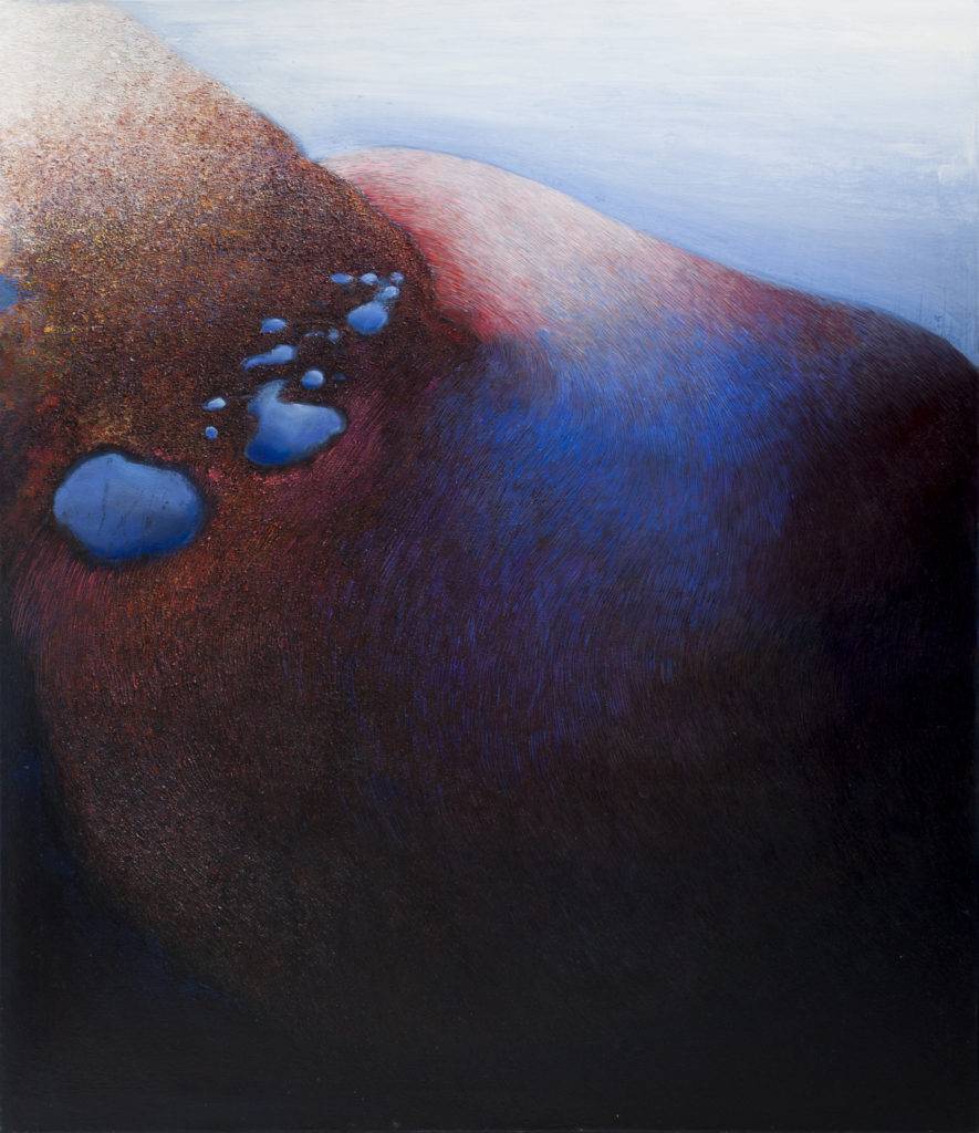 W mroku - Jolanta Strzelczyk (2015), obraz olejny na płótnie