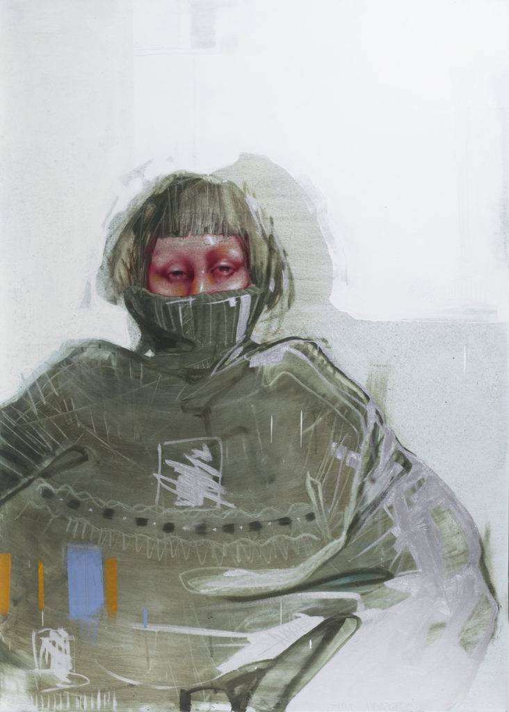 Sweter - Julia Kowalska (2018), obraz olejny na płótnie
