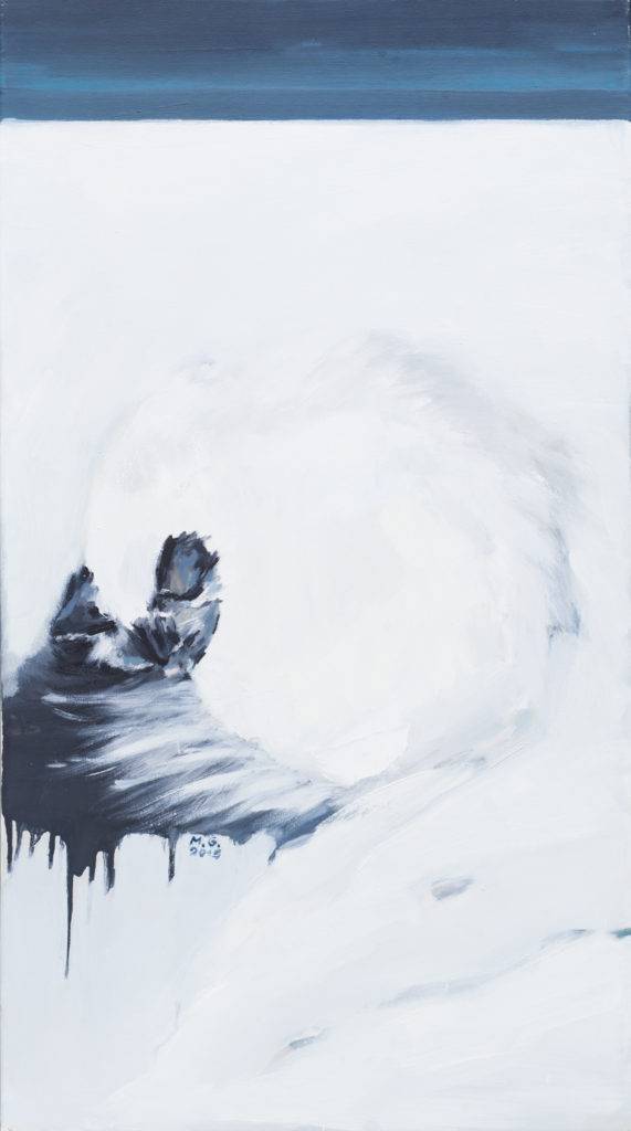 Kot 2 - Michalina Garus (2015), obraz olejny na płótnie