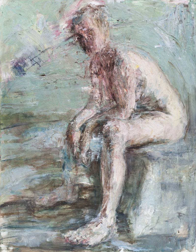 bez tytułu - Monika Noga (2018), obraz olejny na płótnie