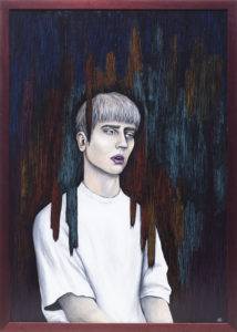 Między nocą a dniem IV - Aneta Biel (2016), obraz olejny na płótnie