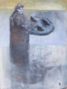 Bez tytułu - Piotr Banaszkiewicz (2017), obraz olejny na płótnie