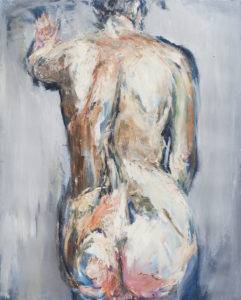 Bez tytułu IV - Monika Noga (2016), obraz olejny na płótnie
