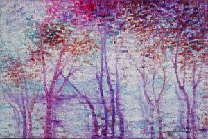 Monet on my mind - Mariola Świgulska (2018), obraz akrylowy na płótnie