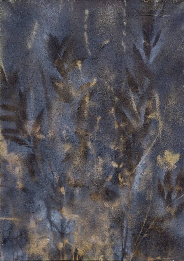 Trawy 6 - Ewa Kozera (2017), obraz akrylowy na płótnie