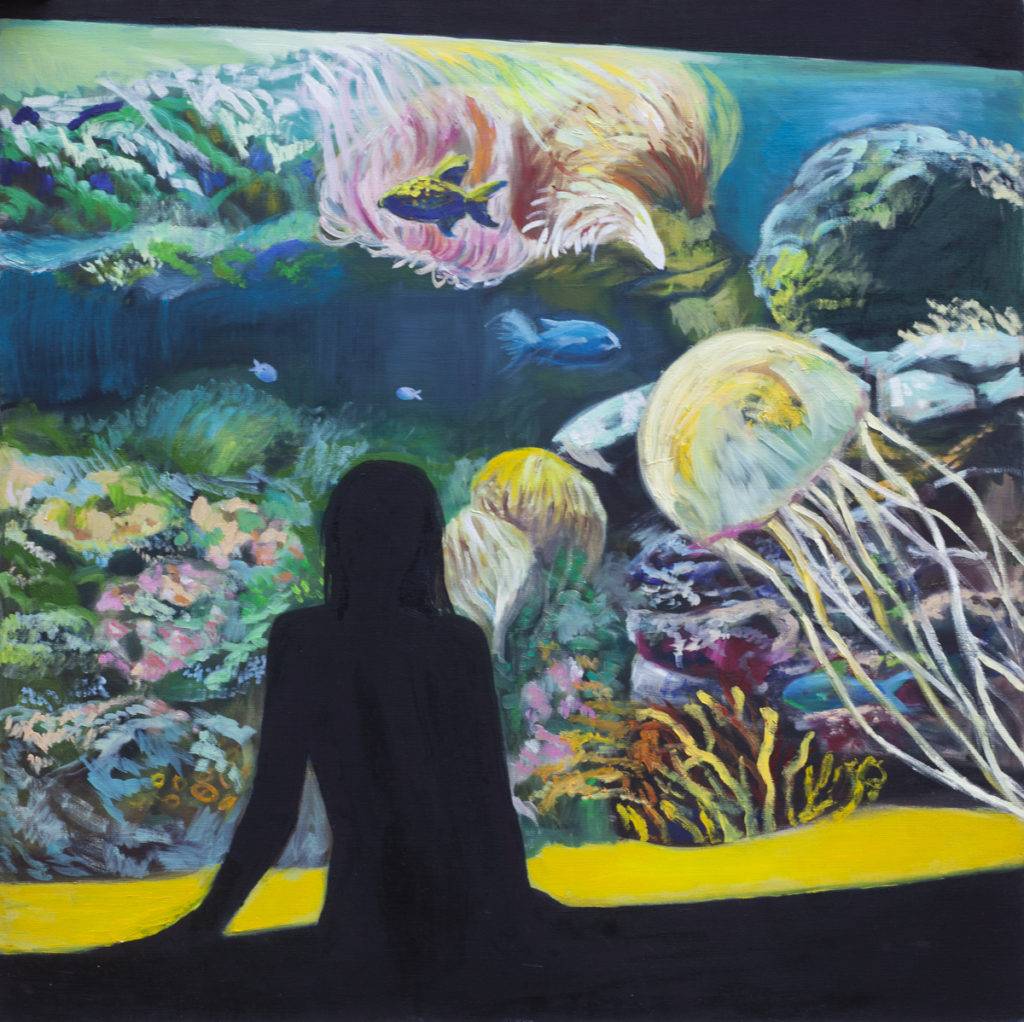 Akwarium - Agata Rudzikiewicz (2011/2018), obraz olejny na płótnie
