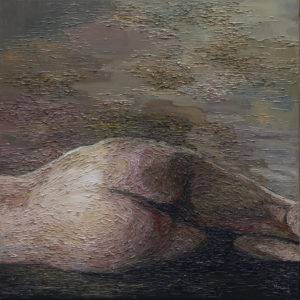 Akt - Olena Horhol (2018), obraz olejny na płótnie