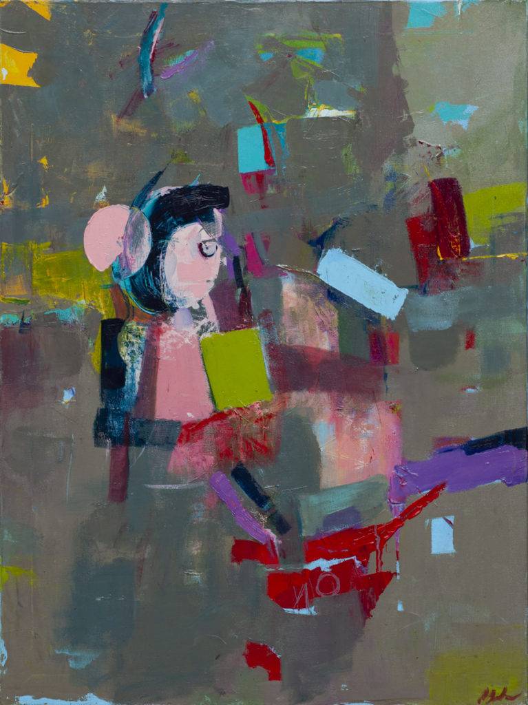 Bez tytułu - Agata Biernacka (2017), obraz olejny na płótnie