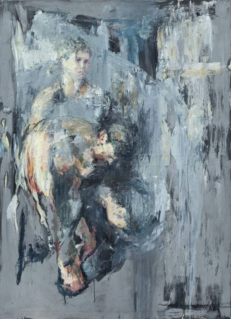 Bez tytułu XII - Monika Noga (2015), obraz olejny na płótnie