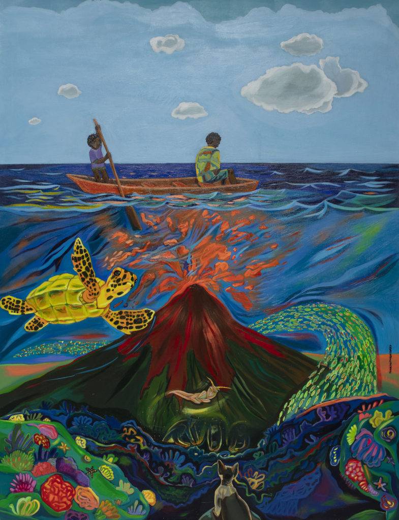 Border of perception - Michalina Czurakowska (2018), obraz olejny na płótnie