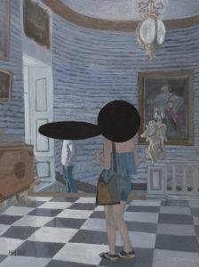 W pałacu - Marlena Majchrzak (2018), obraz olejny na płótnie