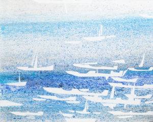 Kurs na Morze Północne - Agnieszka Olech (2019), obraz akrylowy na płótnie
