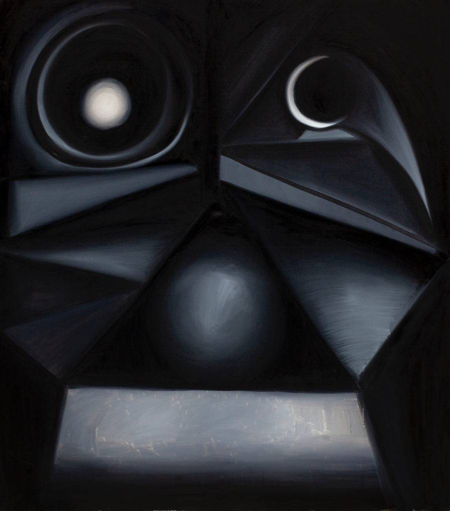 Maska wymiarowa - Bartłomiej Kulpa (2010), obraz olejny na płótnie