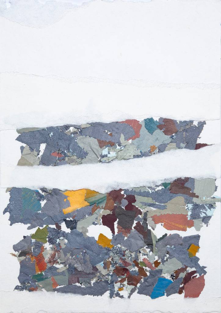 Kolaż - Julia Kowalska (2019), papier, farba, taśma