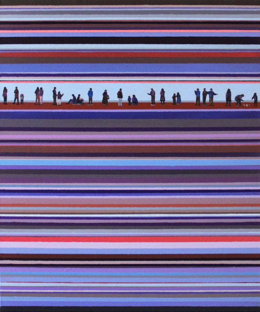 Bez tytułu - Monika Sojka (2019), obraz akrylowy na płótnie
