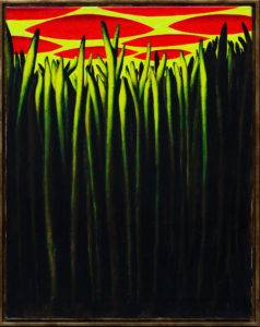 Drzewa - Wojciech Ćwiertniewicz (1989), obraz akrylowy na płótnie