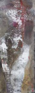 Z cyklu 27G_8 - Agata Rościecha (2018), obraz na płótnie wykonany techniką własną