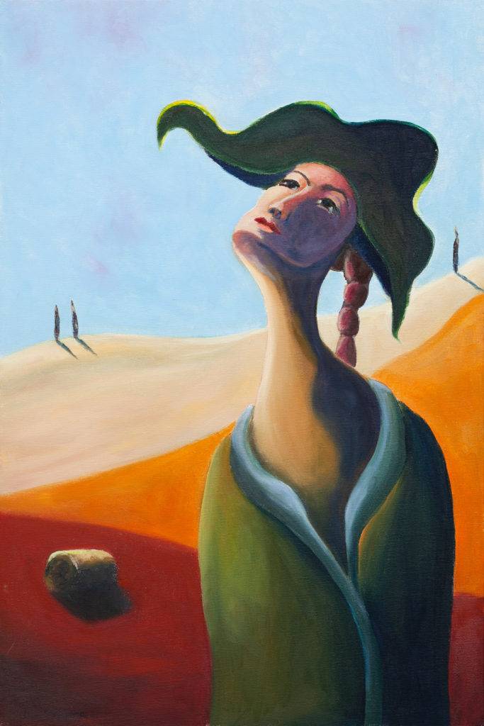 Anticipation, The maiden - Jolanta Kitowska (2016), obraz olejny na płótnie