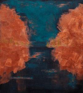 Oksymoron - Dominika Augustynek (2019), obraz akrylowy na płótnie