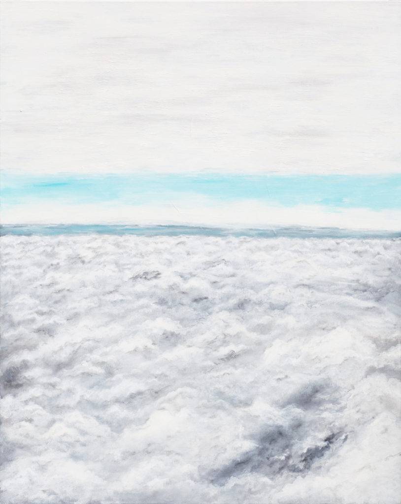 Niebo - Martyna Wójcik (2019), obraz akrylowy na płótnie