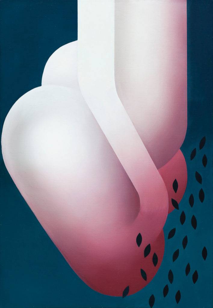 Nasiona - Monika Kopczewska (2019), obraz olejny na płótnie