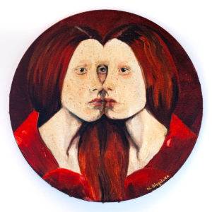 Twins - Natalia Biegalska (2019), obraz olejny na płótnie