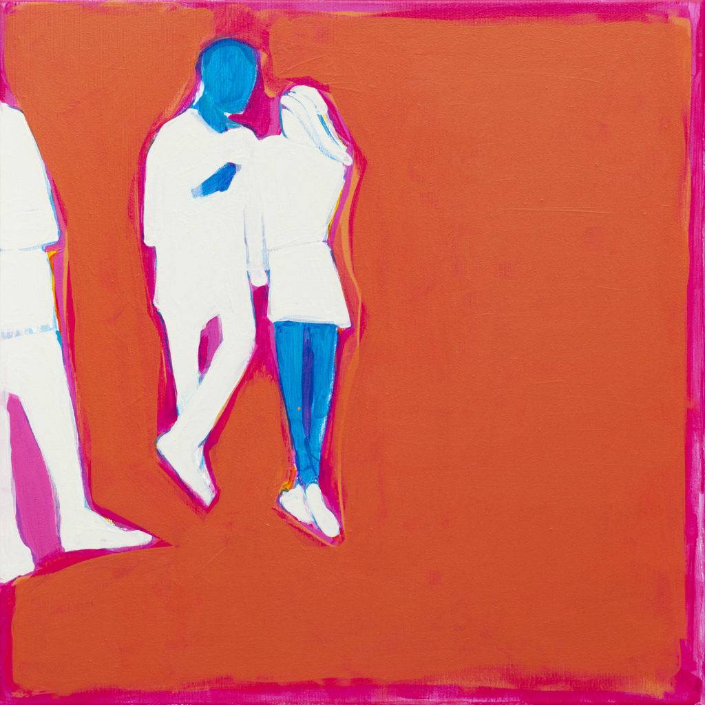 Bez tytułu - Iwona Kobryń (2019), obraz akrylowy na płótnie