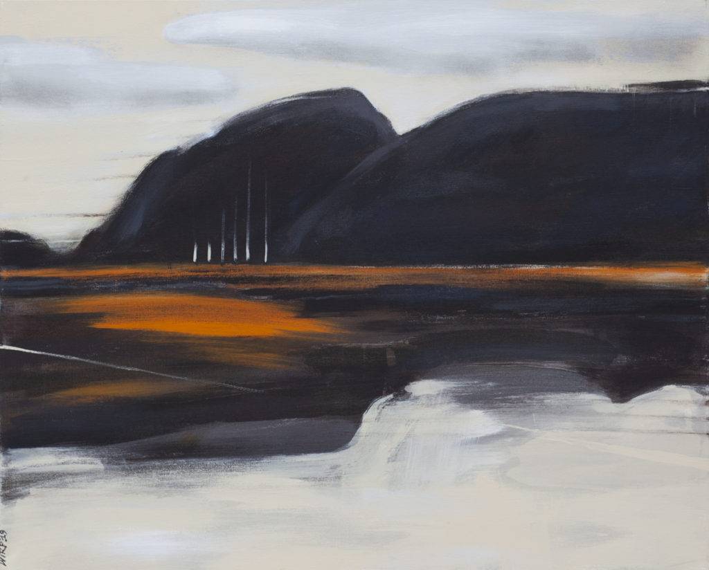 Zatoka - Andrzej Wirpszo (2019), obraz akrylowy na płótnie