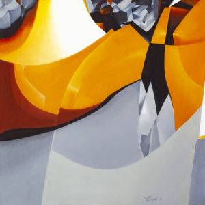 Pokaz - Alina Dorada-Krawczyk (2019), obraz olejny na płótnie